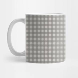 Plaid Checks Brown Tan Pattern Mug